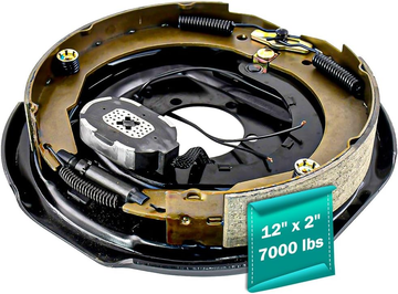 12" x 2" Electric Brake 7000 lbs Electric Trailer Brake Assembly Right Hand